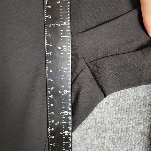 BY ANTHROPOLOGIE OB1096198 Black Zinnia High Rise Tulip Hem Pants Boho SIZE 2 - Picture 13 of 14